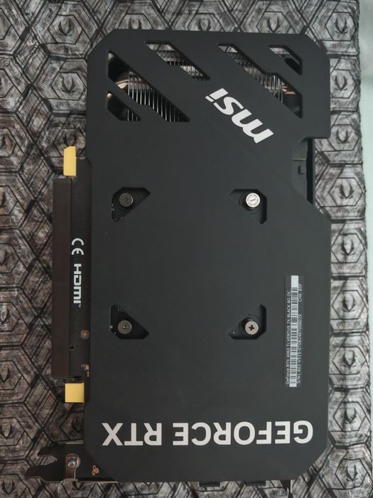 Gráfica MSI NVIDIA GeForce RTX 4060 Ti Ventus 2X 8G OC GDDR6 DLSS3