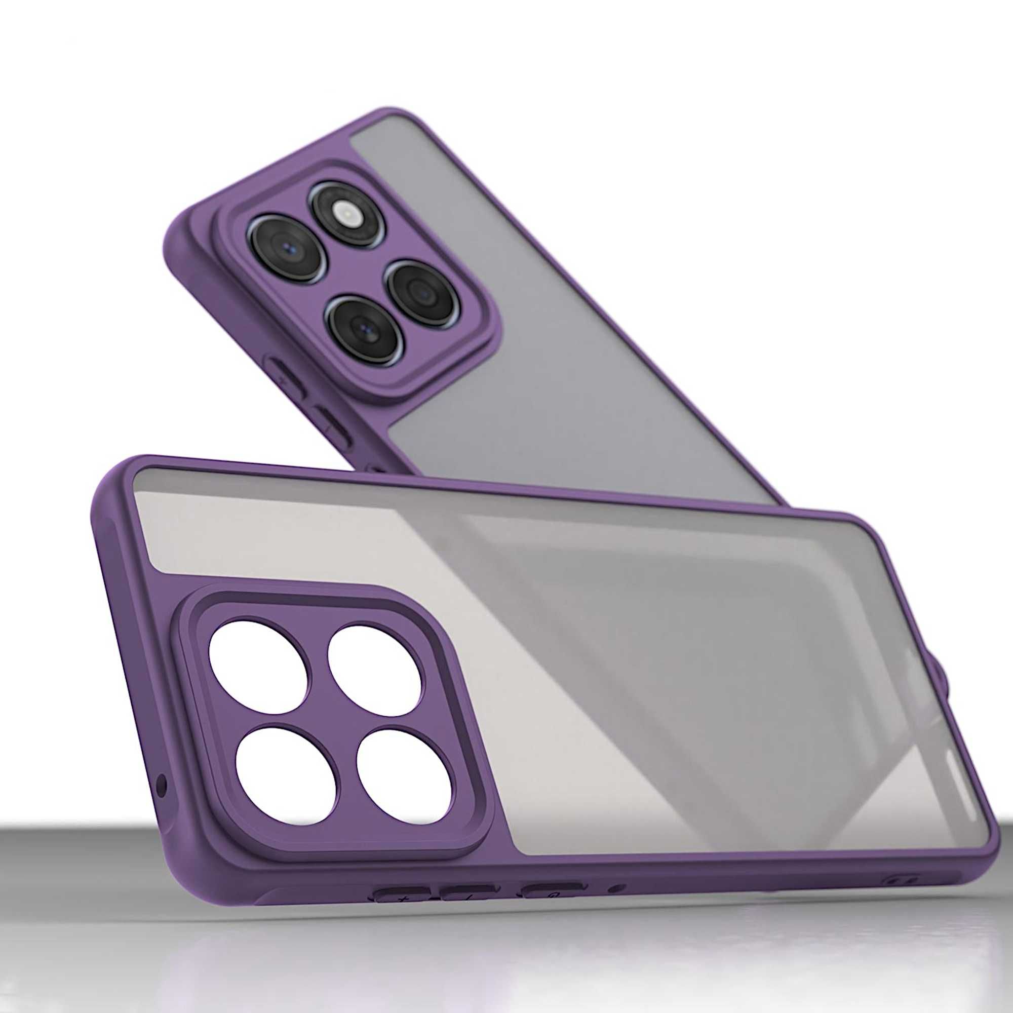 Etui JOLLBY. Shadow do Motorola Edge 60 Fusion (Frosted Purple)