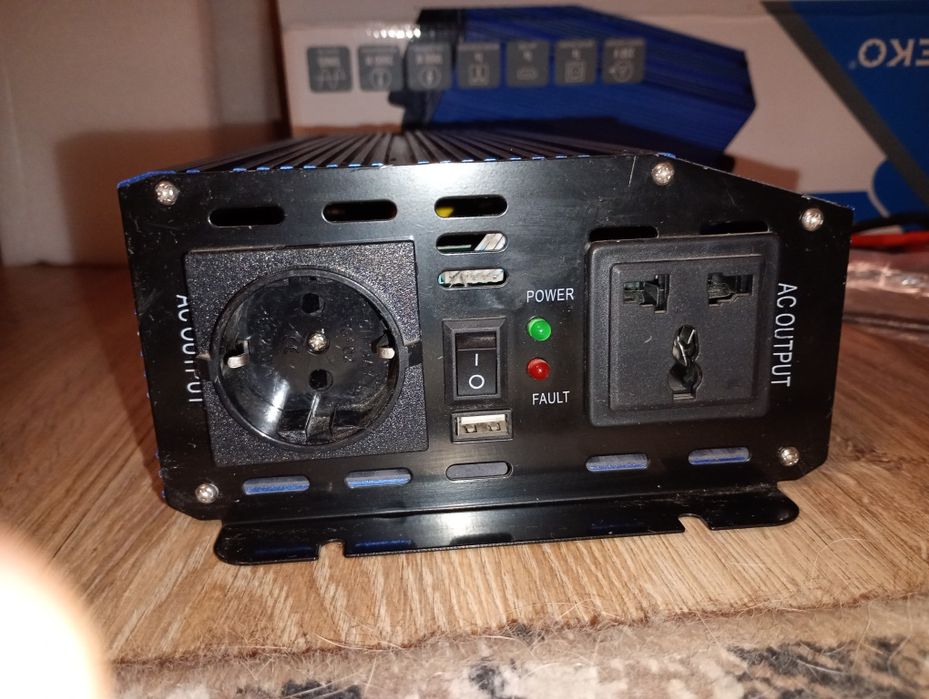 Перетворювач Інвертор Geko G17014 та акумулятор до нього