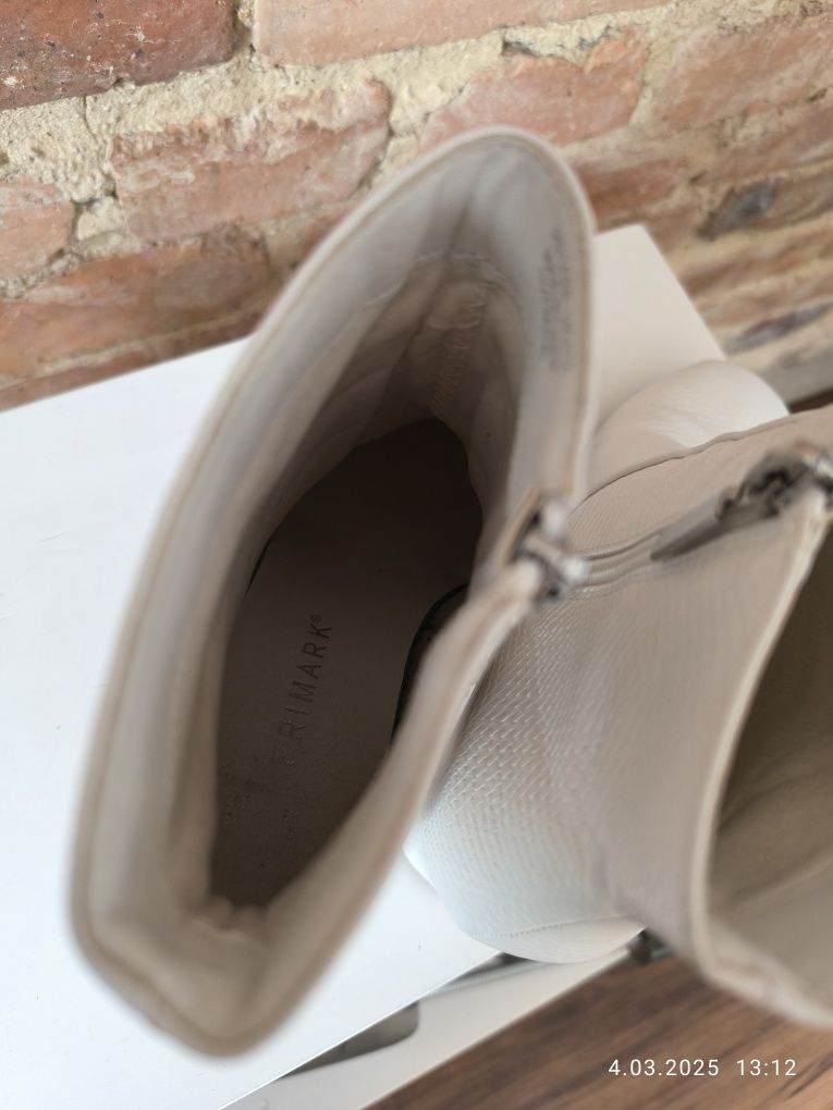 Botki buty białe 38