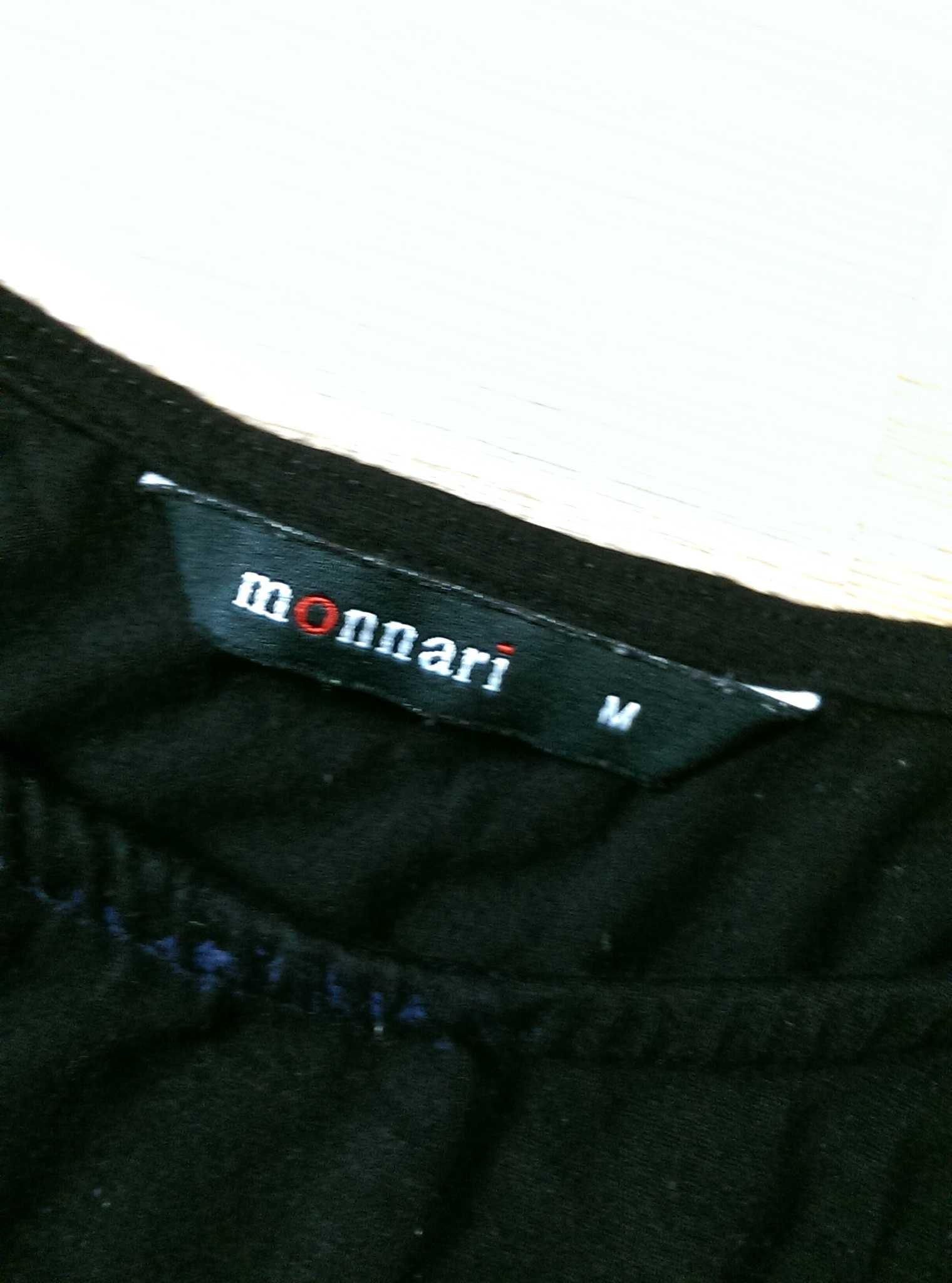 Czarna bluzka długi rękaw Monnari M