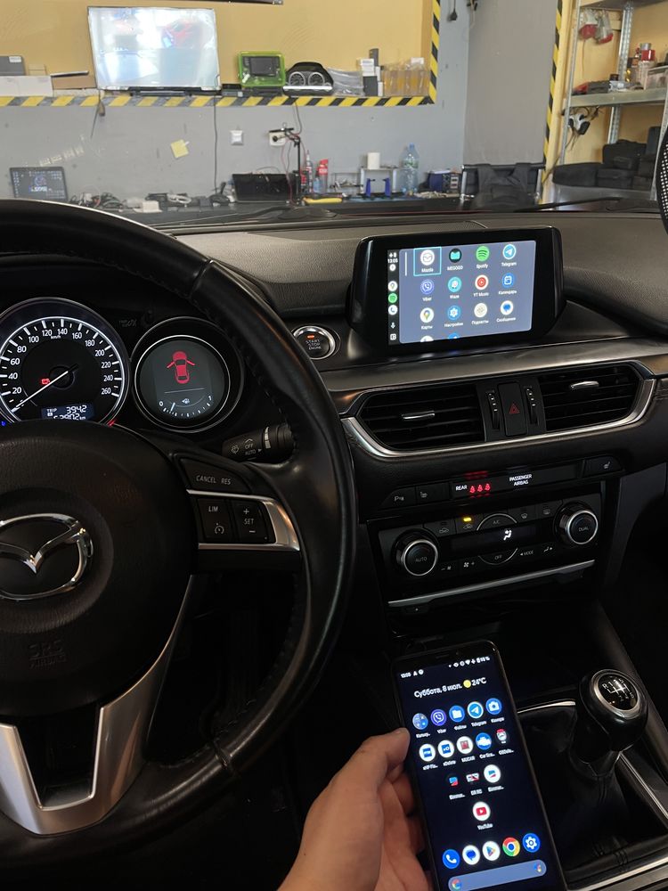 Mazda Apple Carplay, Android Auto MZD Connect, USB Zestaw