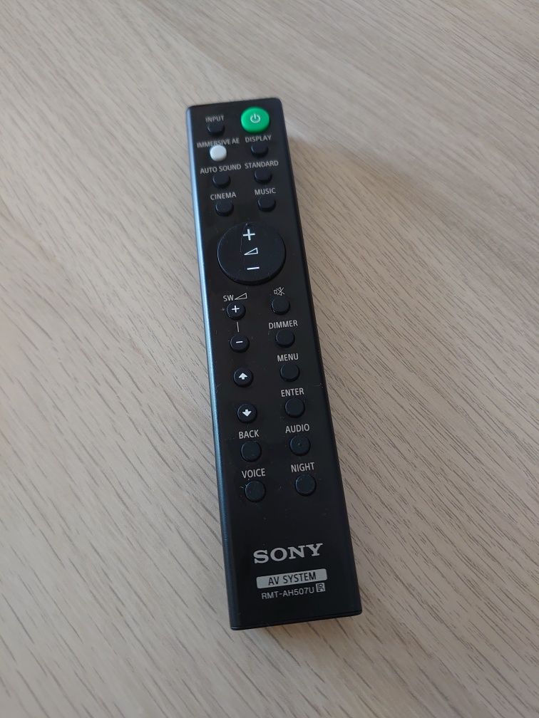 Comando para soundbar Sony