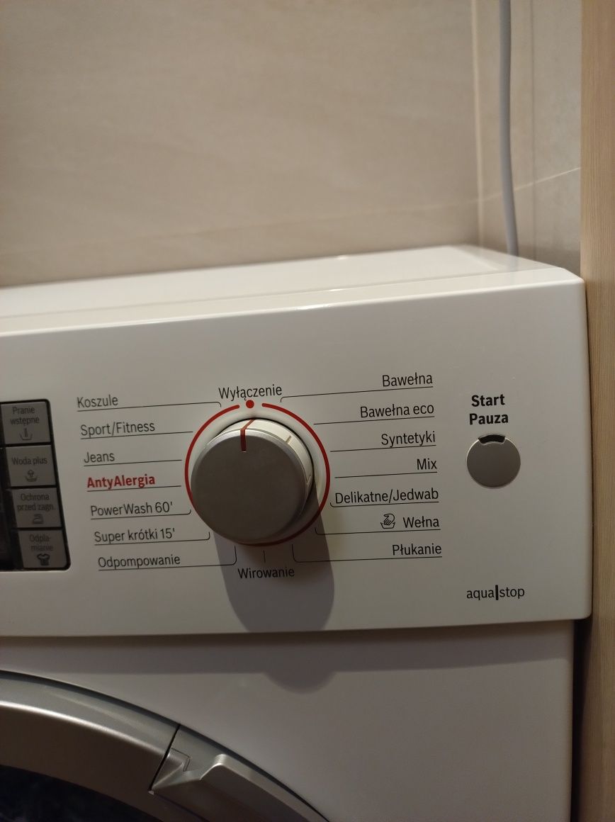 Uszkodzona!!!pralka Bosch logixx 6 Sensitive, slim