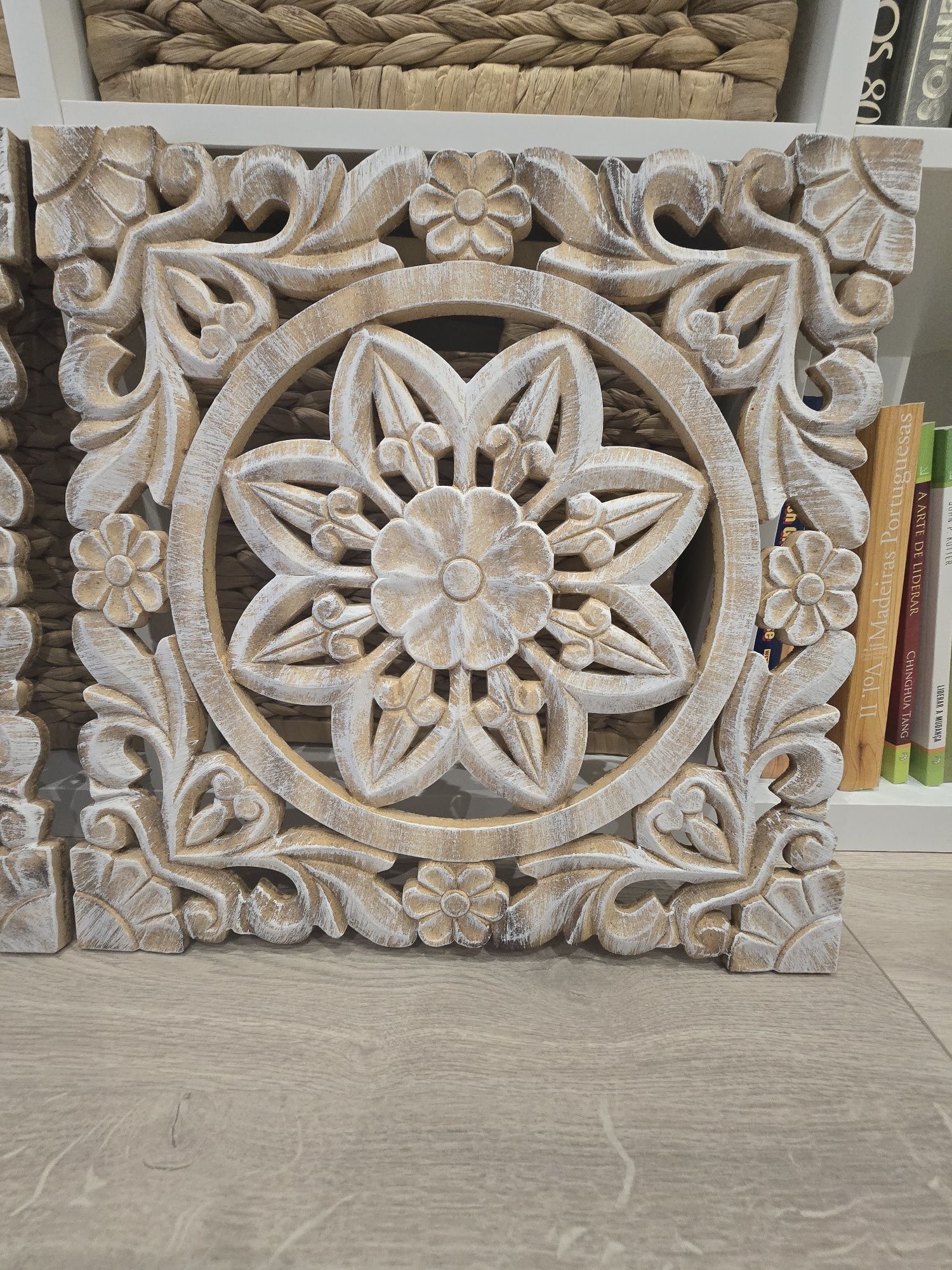 2 quadros decorativos 38x38