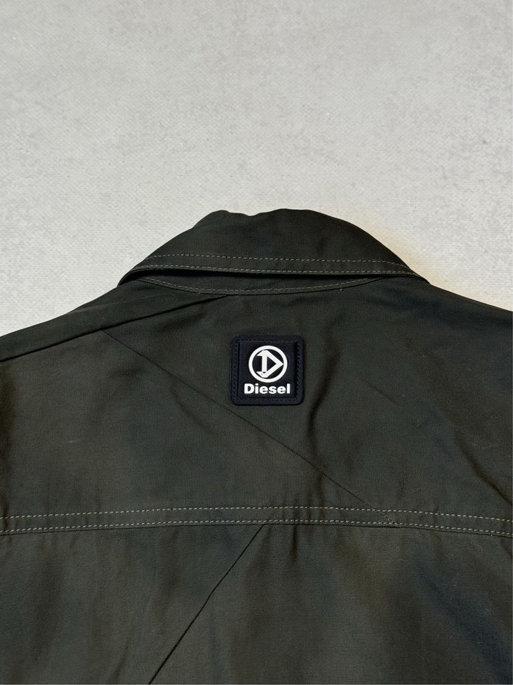 Рубашка Diesel camo мужская на заклепках (оригинал)