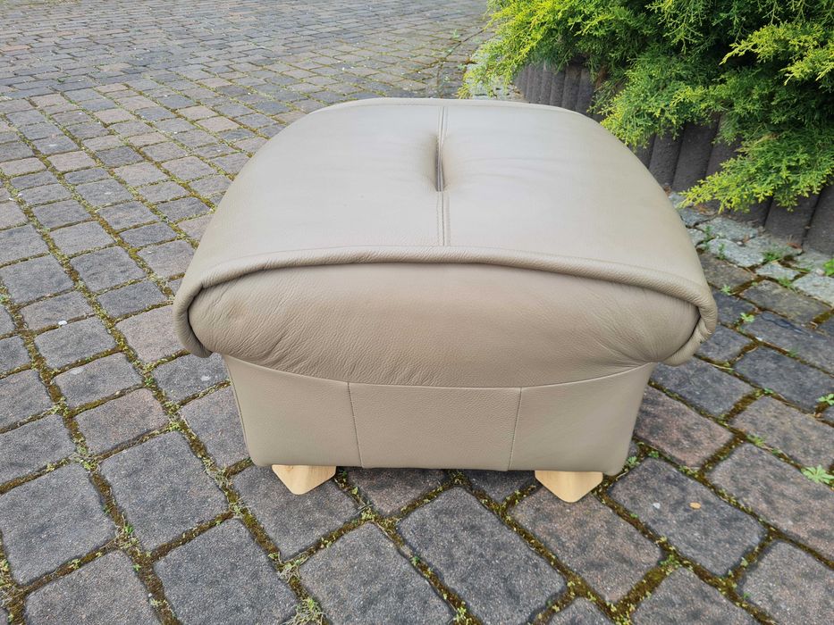 Skórzana pufa Puf Siedzisko
