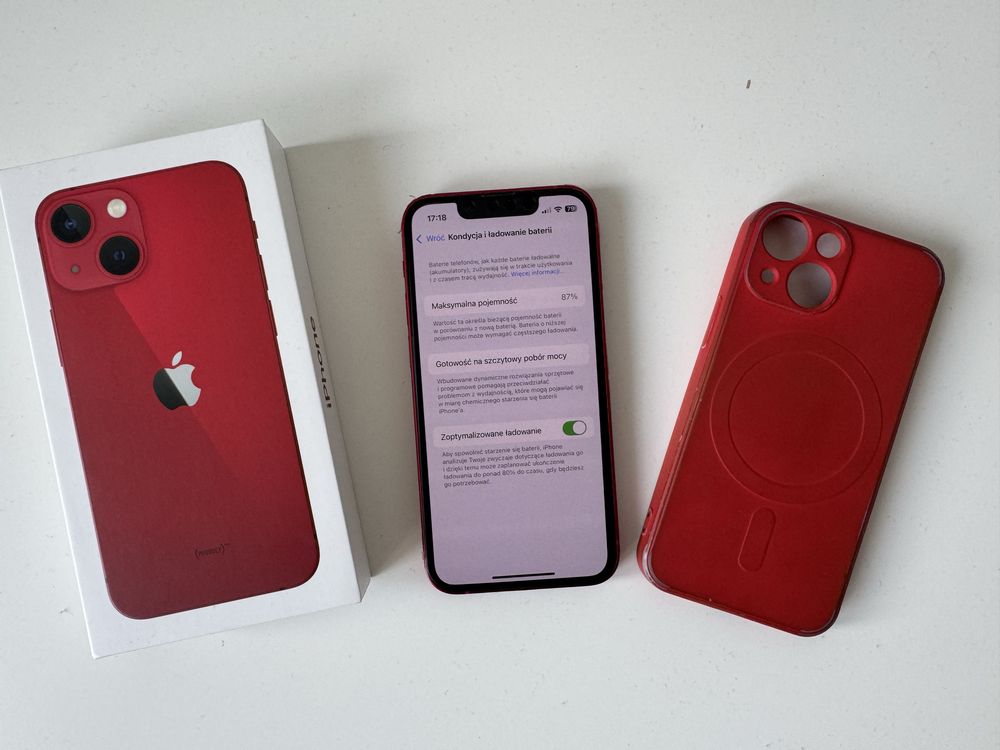 iPhone 13 mini 256 GB multizestaw audiofilski z 1More Triple Lntg