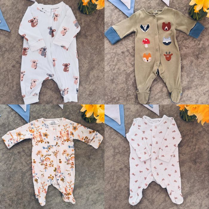 Боді чоловічки ромпери сліпи Next H&M Georgе 0-3м новорічний боді