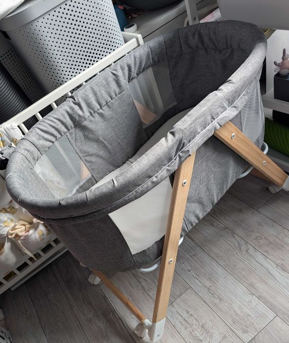 Łóżeczko dziecięce i niemowlęce składane na kółkach kołyska