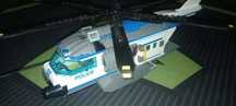 helicóptero polícia lego