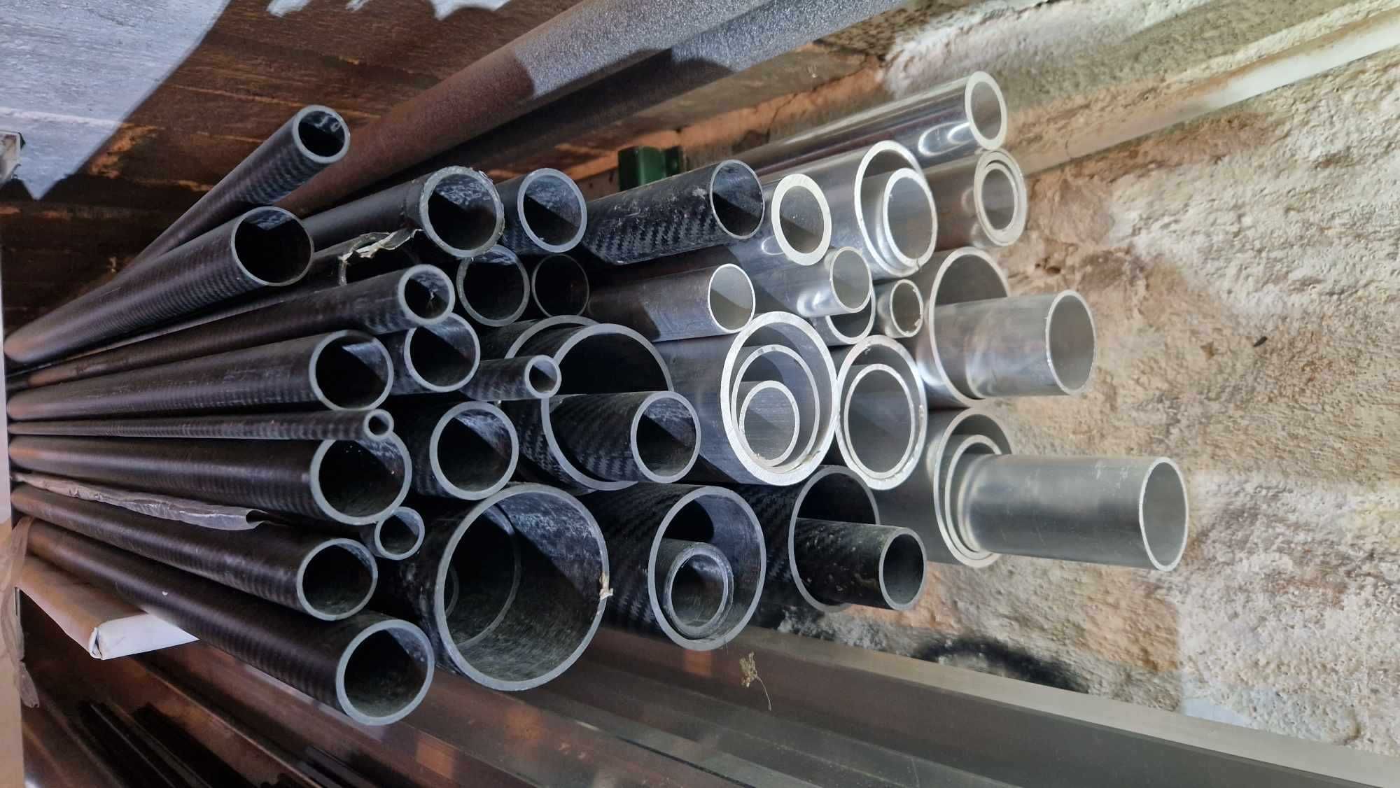 Rury rury z włókna węglowego fi 80, 70, 37, 33, 30, 20, 10mm