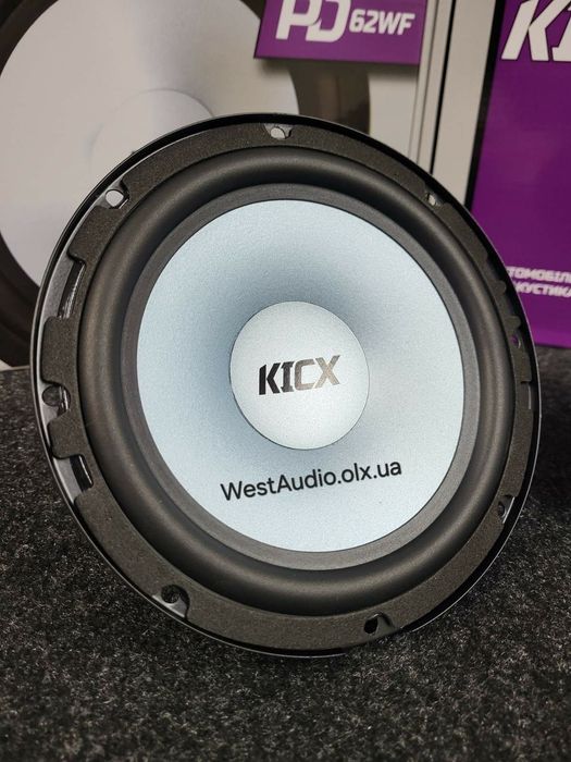 16см Мідбаси Kicx PD 62WF/динаміки в авто/колонки