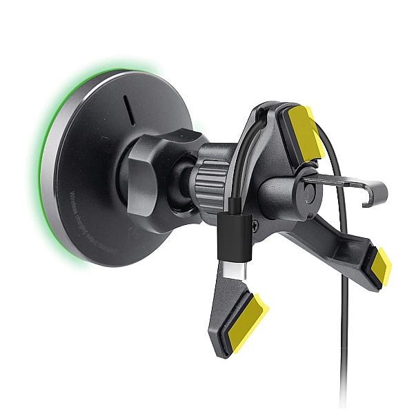 Uchwyt do smartfona z ładowarką bezprzewodową SBS TESUPMAGWIR15W na kr