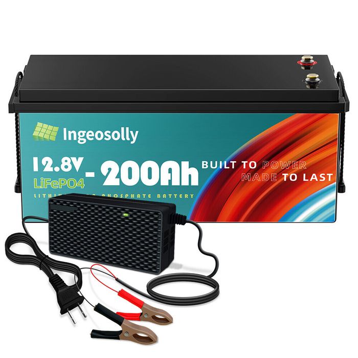 Акумулятор lifepo4 12V 200ah 2560wh літій залізо фосфатний аккумулятор