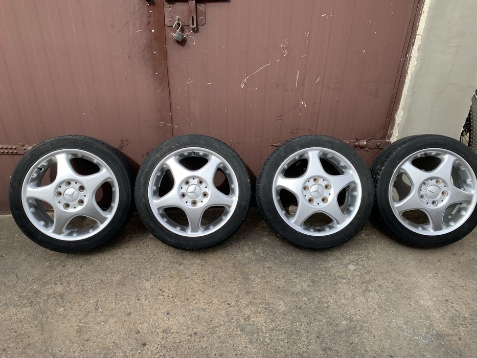 Orginalne Mercedes A klasa 5x112 16 cali z oponami 205/45r16
