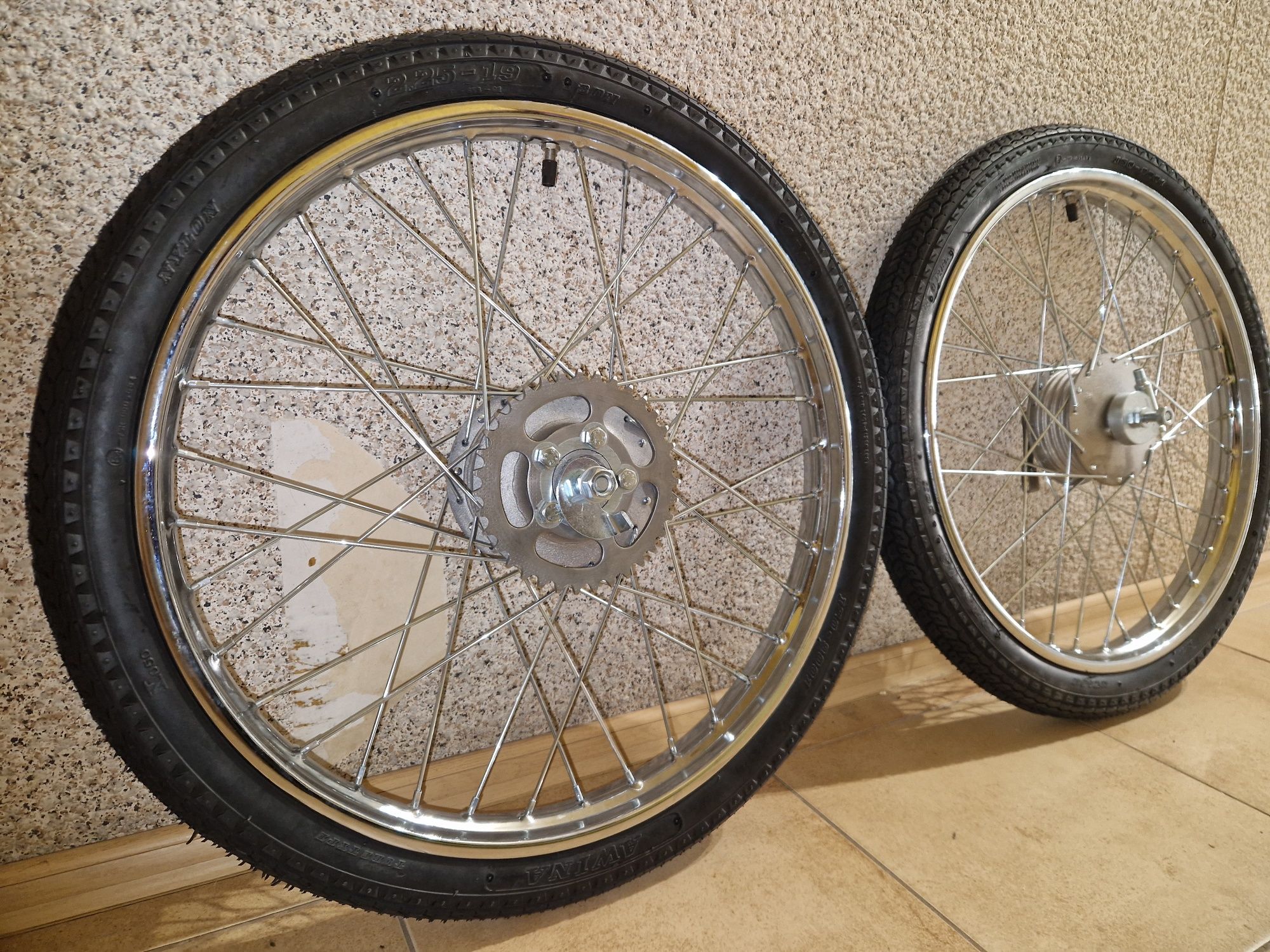Odnowione kola kpl Romet komar r19" pl wycentrowane