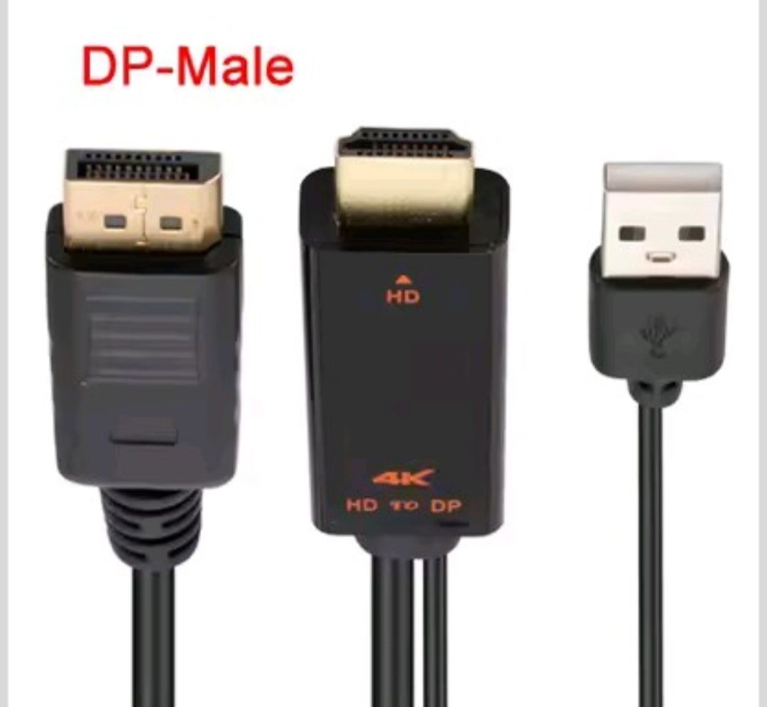 Кабель HDMI to DP displayport 1.8 м