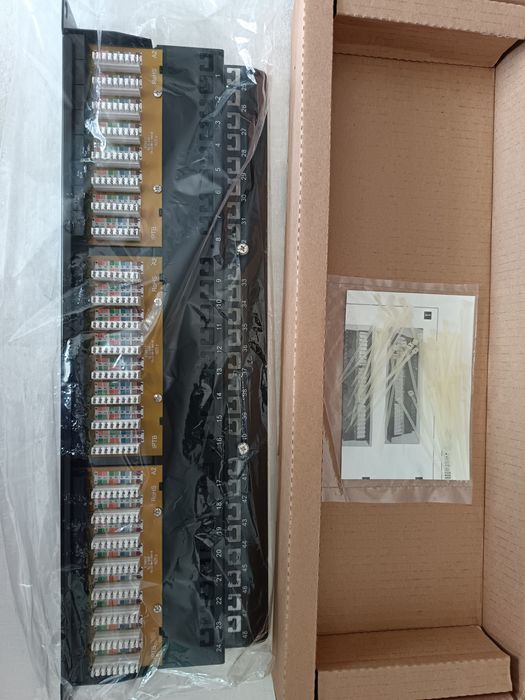 "Patch Panel" 48 Portas IDC-Dual T568A&T568B.