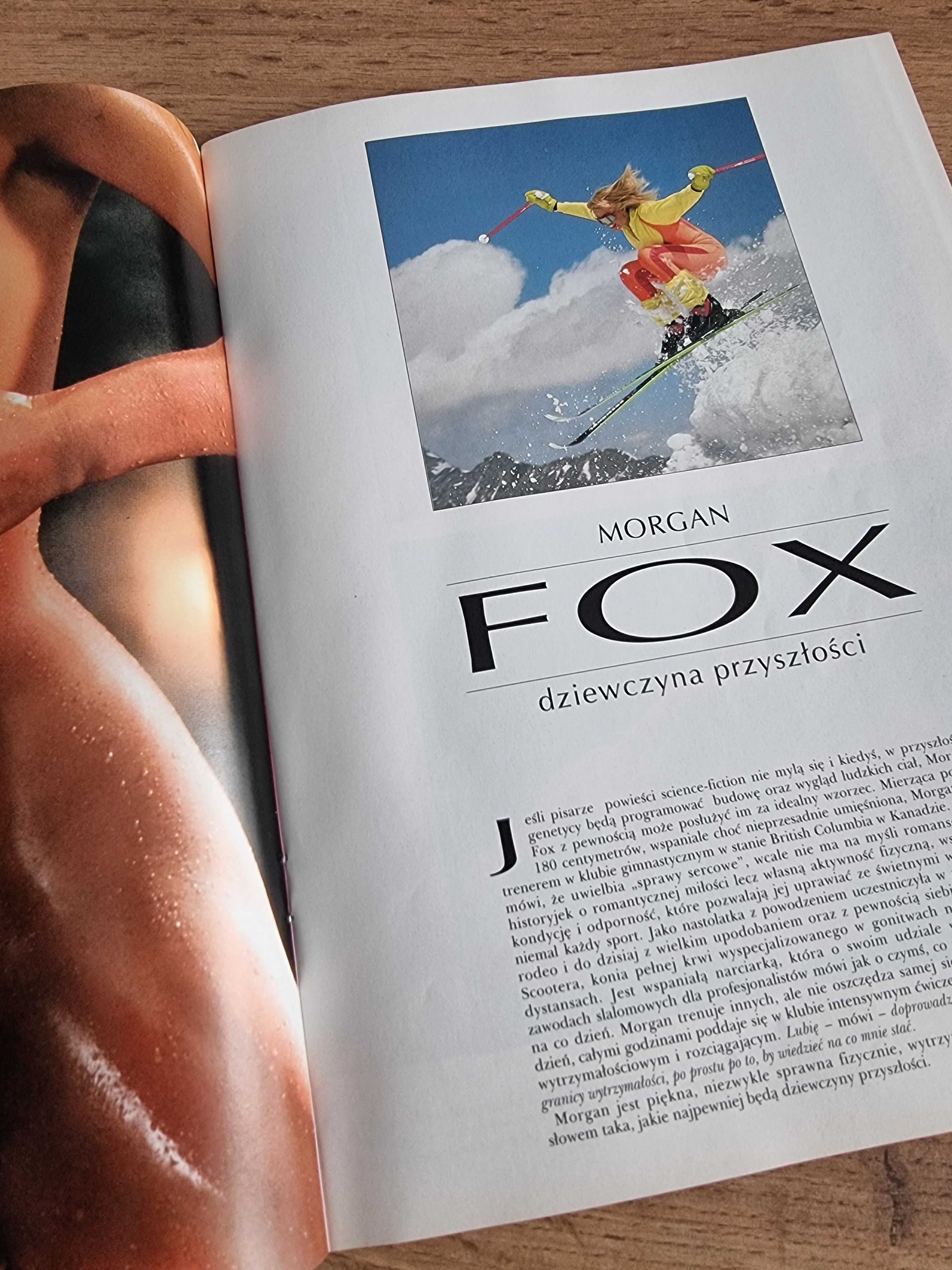 Playboy 2/1993 Morgan Fox (rozkładówka), Bagsik i Gąsiorowski (Art B)