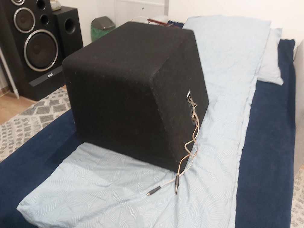 Subwoofer JBL wzmacniacz Infinity zestaw kabli