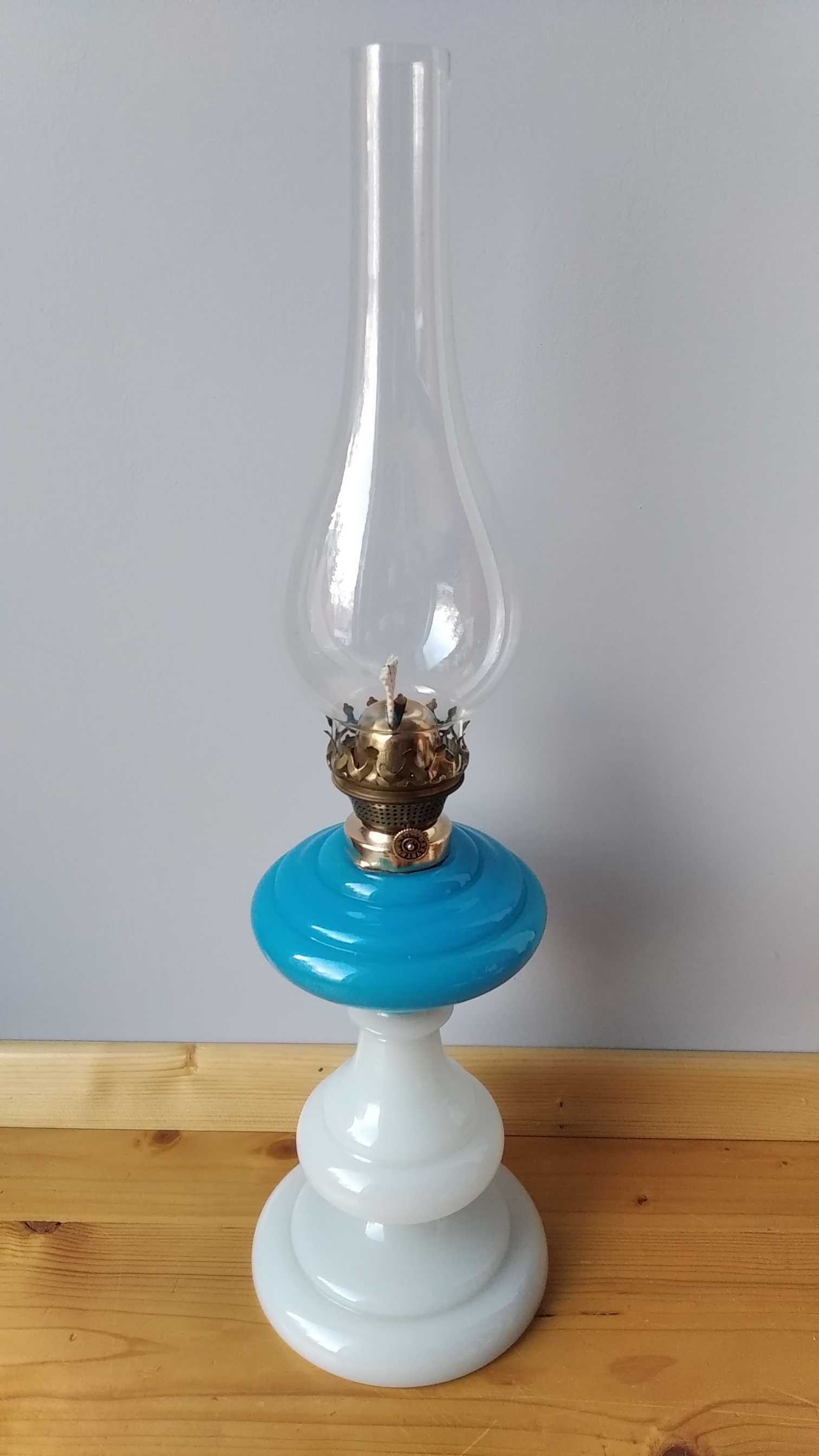 Lampa naftowa L&B czyli Lampeur Bernard. Secesja