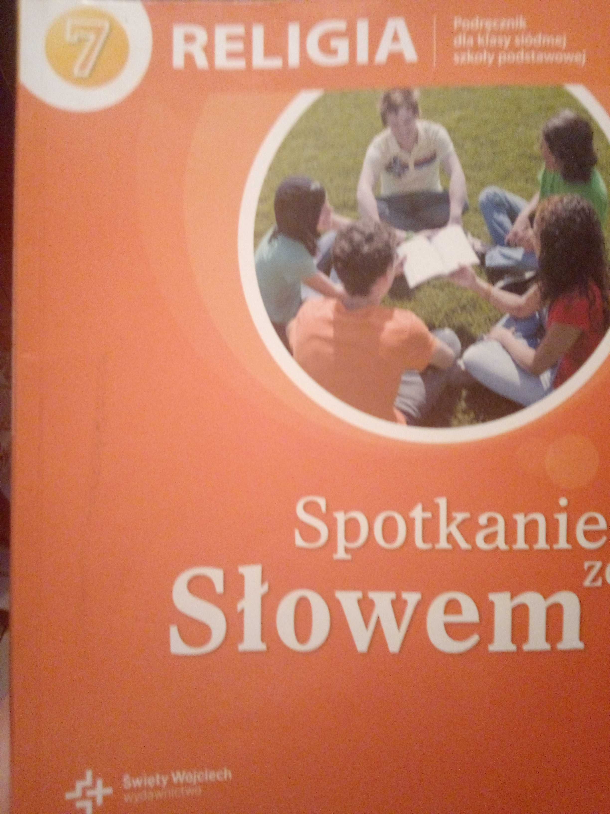 Podręcznik,  książka do religii kl. 7