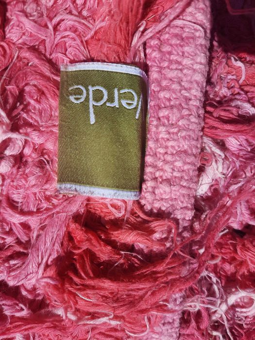 Tapete "trapo" rosa/vermelho