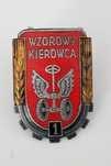 Odznaka wz.52 WZOROWY KIEROWCA 1kl.