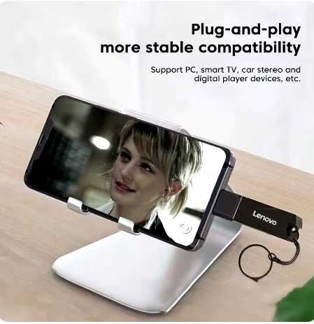 Flash lenovo metal usb 3.0 с высокоскоростной передачей файлов 16 тб