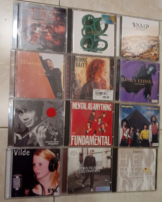 Płyty CD muzyka 12szt.