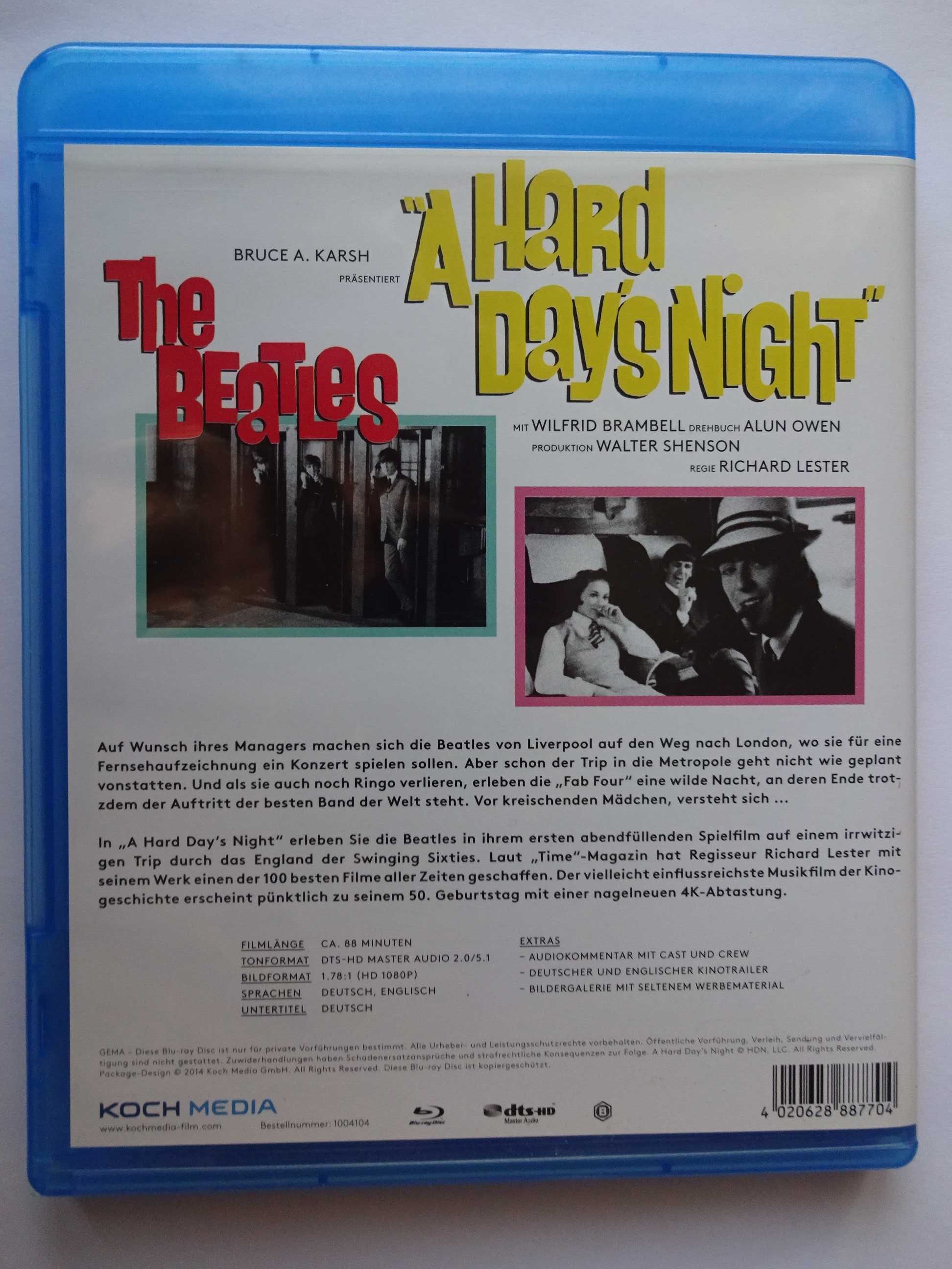 The Beatles A Hard Days Night / Film / Blu-ray