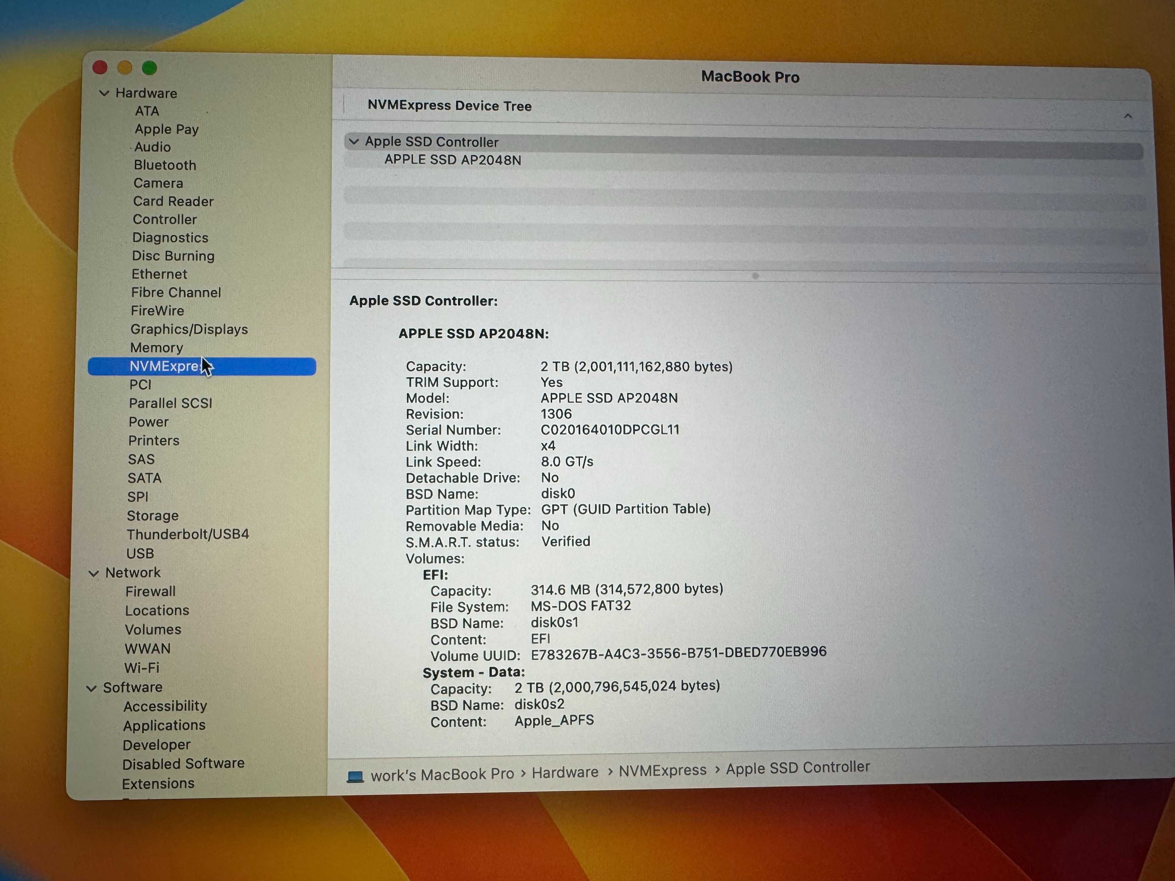Продам Macbook Pro 13" 32GB/2TB/i7 A2251 2020