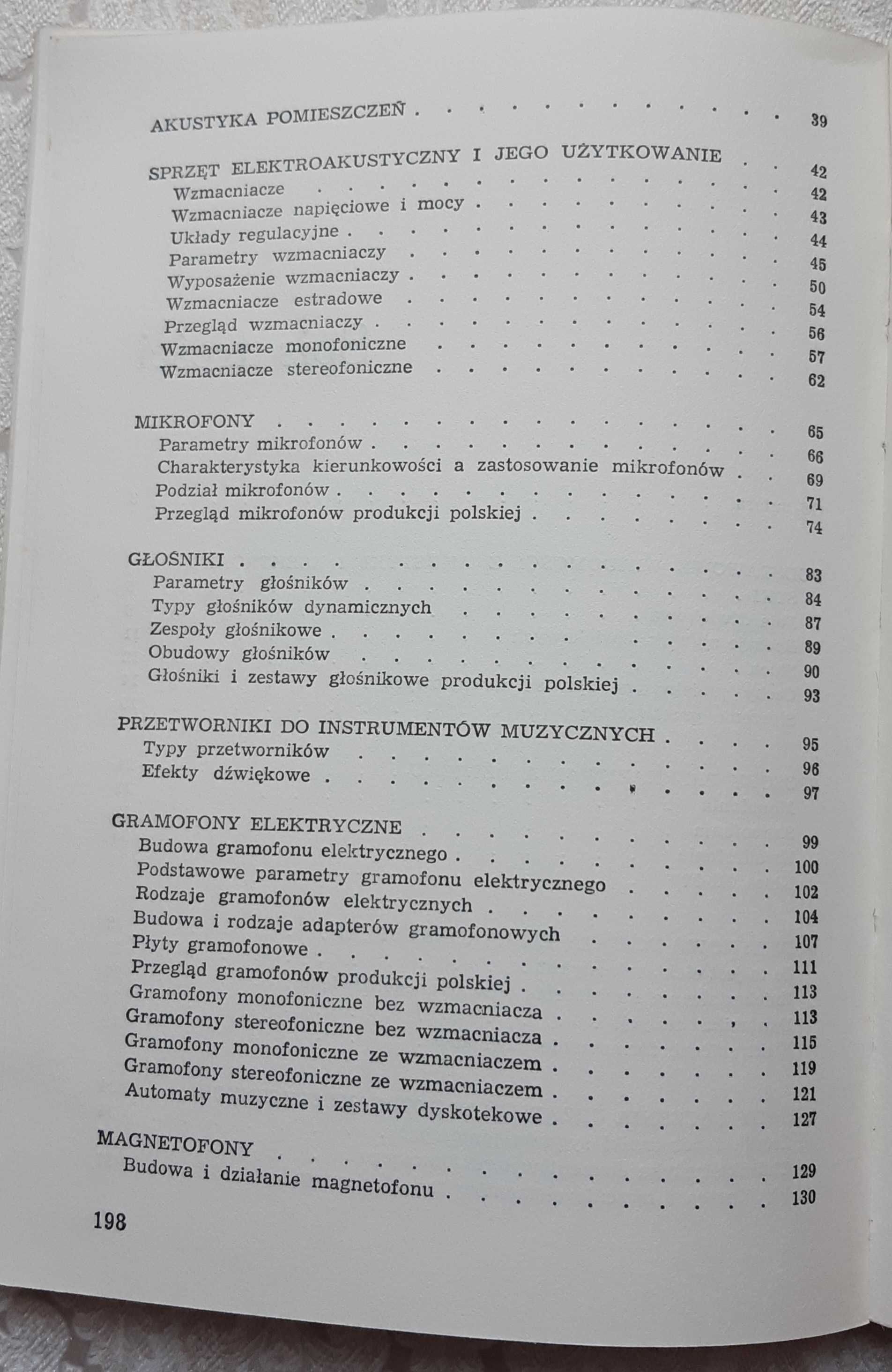 Książka "Sprzęt elektroakustyczny zasady użytkowania" Heering