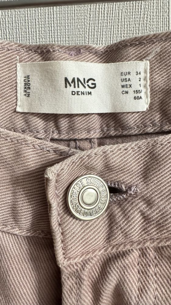 Джинси Mango straight fit 34 розмір