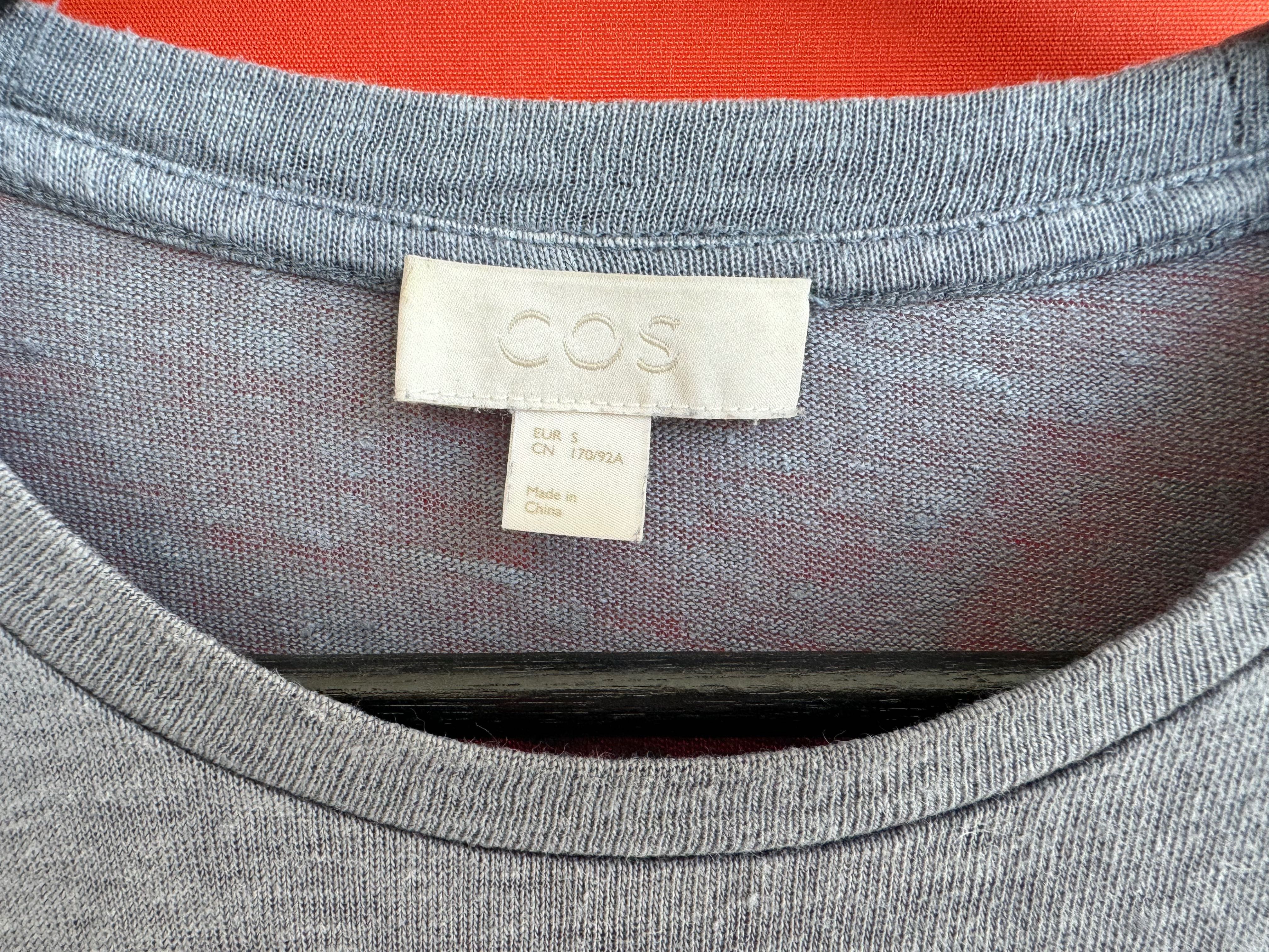 COS Lino оригинал мужская льняная футболка размер S Б У
