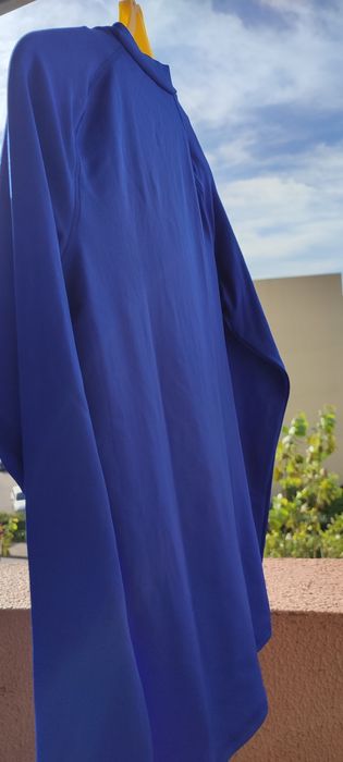 Camisola Térmica de Futebol azul manga cumprida