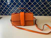 Elegancka prestiżowa Torebka - Jacquimes - Orange made in France