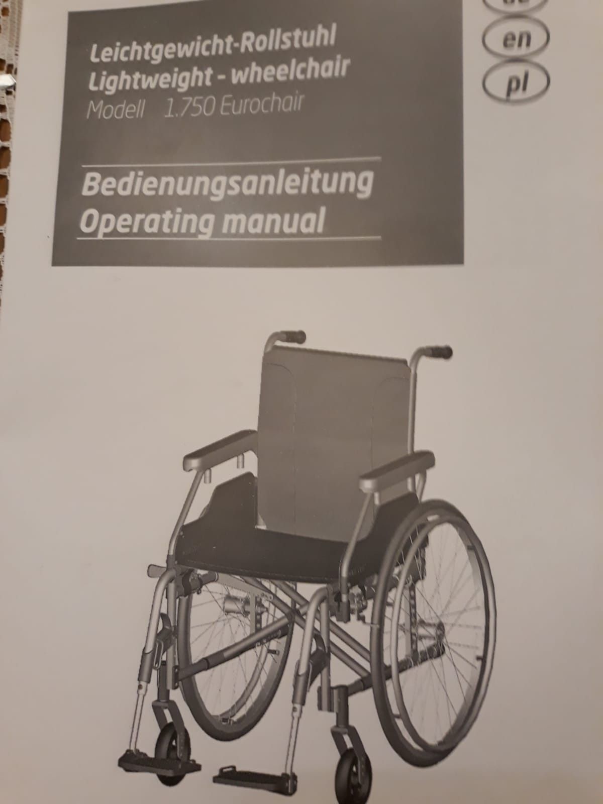 Meyra Eurochair wózek inwalidzki model 1.750