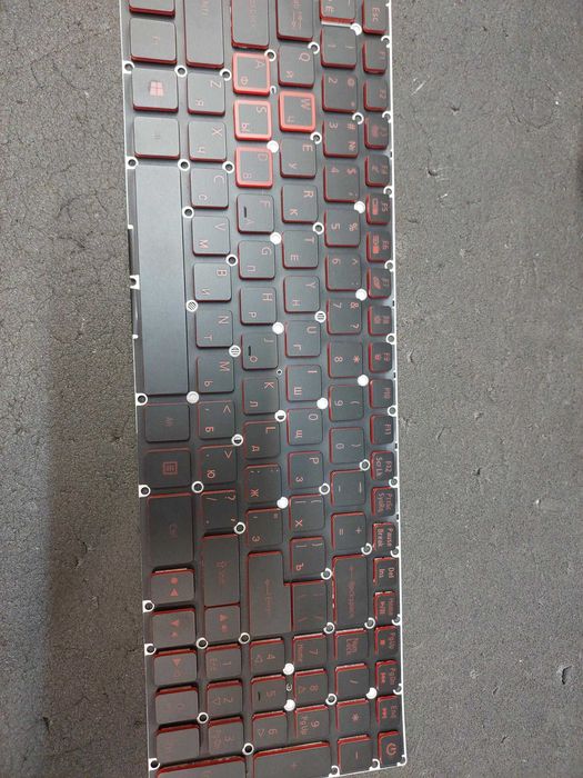 Клавиатура (Nitro: AN515-41) ACER  rus, black, без фрейма, подсветка