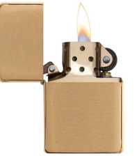 Zippo 168 armor heavy brushed brass