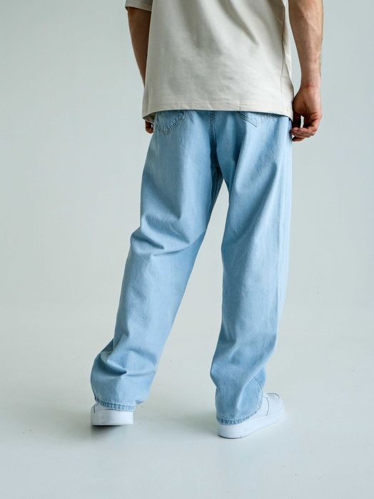 Джинсы мужские светлые штаны широкие штани чоловічі широкі джинси y2k