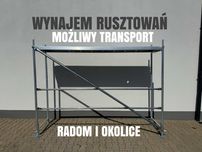 Wynajem rusztowań elewacyjnych - Radom i okolice, możliwy transport!