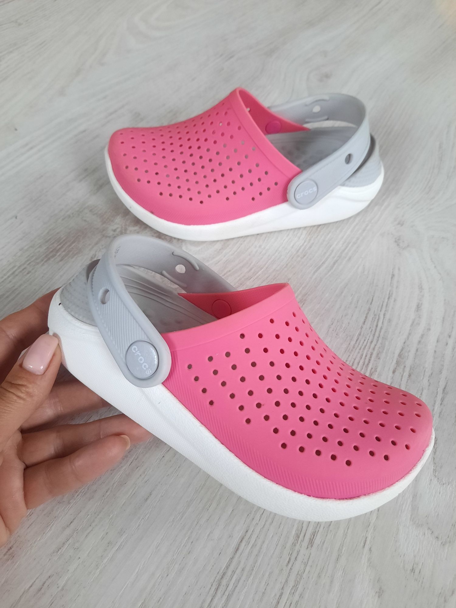Crocs LiteRide c11 сабо тапки шлёпанцы шлепки р.28-27 18см