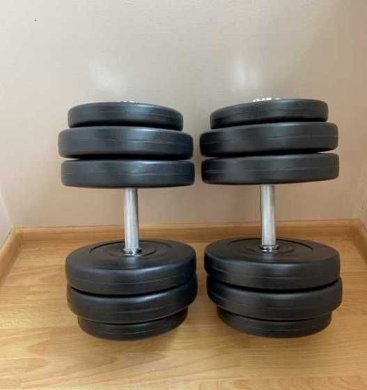 Гантелі розбірні набірні 2 шт 8 - 52 кг Гантели наборные разборные жим