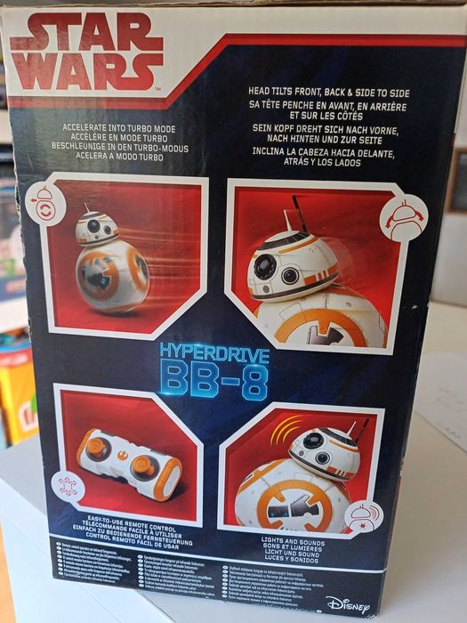 BB-8 star wars na caixa