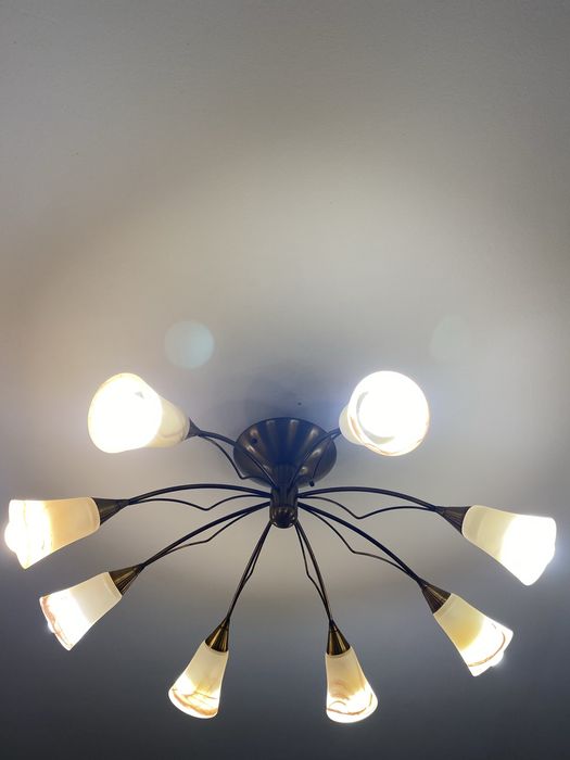 Люстра с двойным подключением | Отличное состояние | Торг