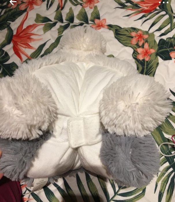 Cão peluche almofada