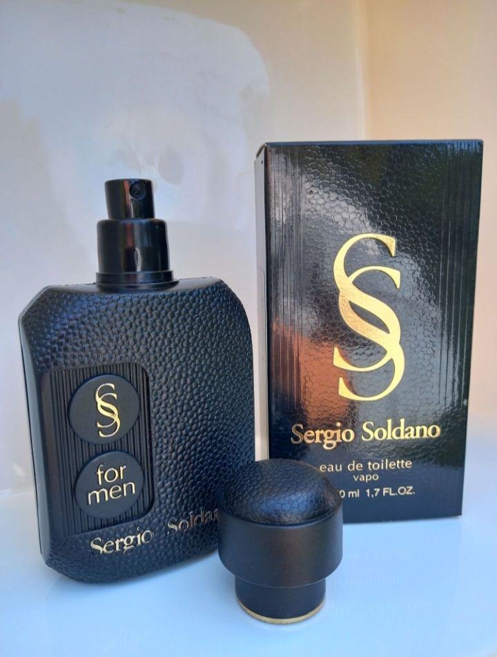 Sergio Soldano Black 50 ml EDT perfumy męskie Unikat Vintage !