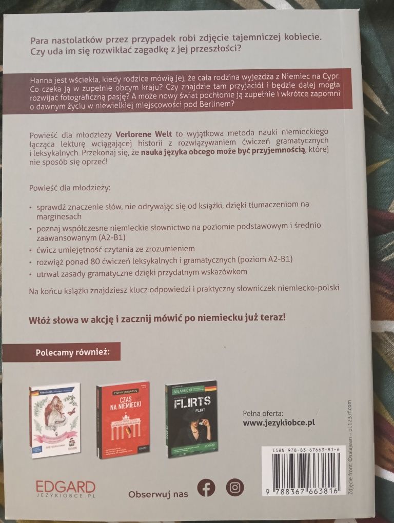 Verlorene Welt, język niemiecki